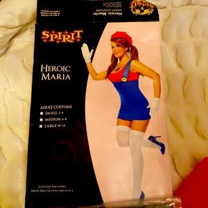 Spirit Heroic Maria Costume - Blue and Red